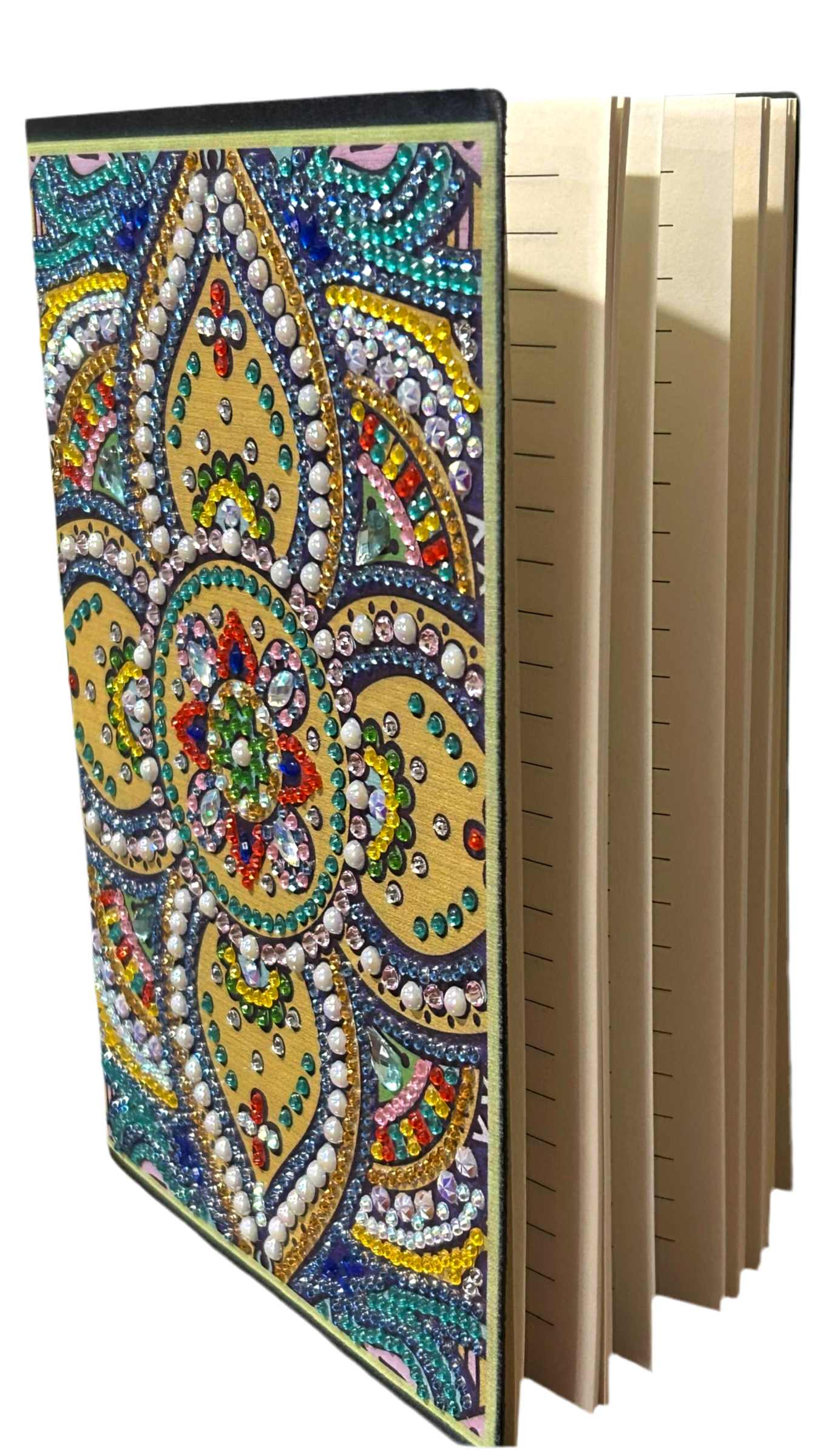 Blue/gold notebook